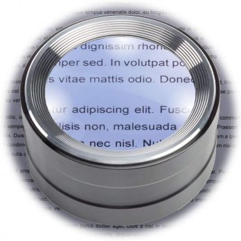 Magnifying Dome Lighted Desktop Magnifier with Bright LED for Reading Books, fine Print, Studying maps, Projects, Coins, Acts as Desk Paperweight, Great for Seniors