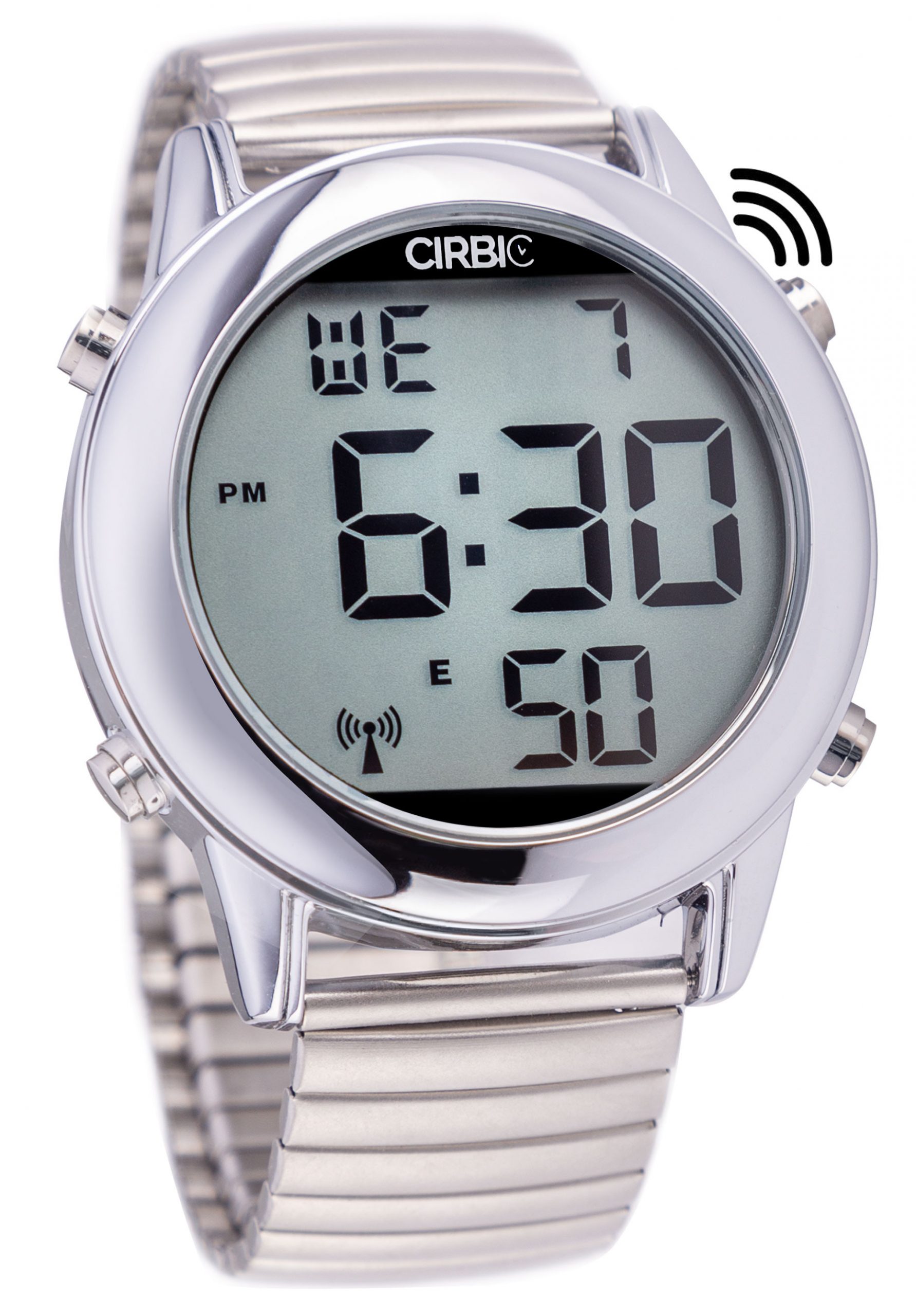 Cirbic Large, Clear English Voice Digital Talking Watch for The Blind, Visually impaired or Elderly.